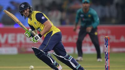 World XI captain Faf du Plessis is pleased to have made it to Pakistan, even though his team lost the series. Aamir Qureshi / AFP