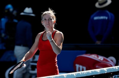 Simona Halep recovered from a slow start to comfortably beat Karolina Pliskova in the Australian Open quarter-finals. Mast Irham / EPA