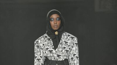 A model walks the runway for Pyer Moss during New York Fashion Week September 2019. Photo: Fernanda Calfat / Getty Images / AFP