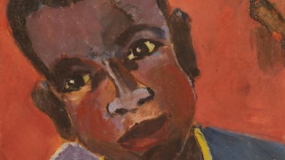 'Jeune Garcon', circa 1944, by Hassan El Glaoui. Private collection of the artist