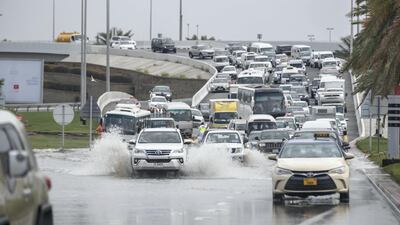 Rainfall is expected in coastal, northern and eastern areas of the UAE on Friday. Antonie Robertson / The National