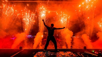 Skrillex performs at Ultra Abu Dhabi