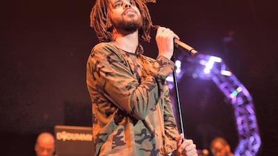 J Cole became a meme thanks to his two most recent albums, which featured no guest stars. Getty