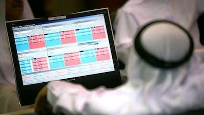 ADS Securities is launching an exclusive high-tech majlis trading floor, open six days a week. Amy Leang / The National