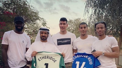GOALKEEPER: Cardiff City's Neil Etheridge, centre, is the easy choice for goalkeeper. He's the only stopper who has visited the farm since February. All images @sb_belhasa via Instagram