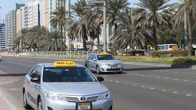 TransAD is in talks with a company to supply all Abu Dhabi taxis with access to internet for passengers. Ravindranath K / The National
