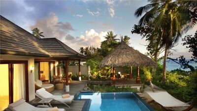 The Hilton Seychelles Labriz Resort & Spa. Courtesy Hilton Seychelles Labriz Resort & Spa
