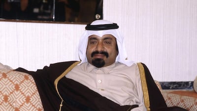 Sheikh Khalifa bin Hamad Al Thani, the former emir of Qatar, pictured in 1980. Randy Taylor/AP Photo