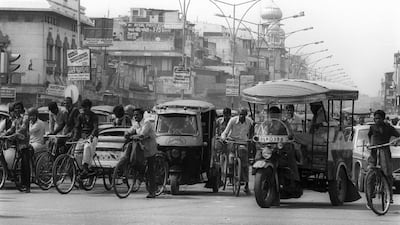 A blast in the heart of Delhi sets the scene. Two brothers are killed but their friend somehow survives. Ulrich Baumgarten / Getty Images
