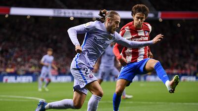 Óscar Mingueza - 5, Was almost punished after he lost the ball cheaply in the early stages, then completely outrun by Lemar for the second goal, though he did make some good interventions to stop Carrasco. Getty Images