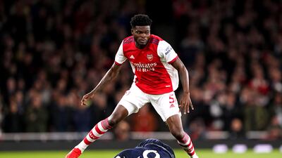 Thomas Partey - 7, Unlucky to see his effort come back off the woodwork, but then headed in from Emile Smith Rowe’s corner. Sent another header marginally over the crossbar. His performance was tainted by a weak challenge that allowed Villa to score, while he then slipped to afford Jacob Ramsey another chance. PA