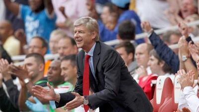 Arsene Wenger had reason to finally cheer against Bolton Wanderers.