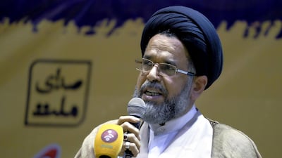 FILE PHOTO: Iran's Minister of Intelligence Mahmoud Alavi, a candidate for upcoming vote on the Assembly of Experts, speaks during a campaign gathering of candidates mainly close to the reformist camp, in Tehran February 23, 2016. REUTERS/Raheb Homavandi/TIMA ATTENTION EDITORS - THIS IMAGE WAS PROVIDED BY A THIRD PARTY. FOR EDITORIAL USE ONLY./File Photo