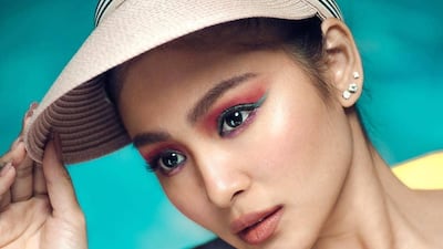 Nadine Lustre - seen here posing for a Lustrous beauty shoot - was the inspiration for Wave, Marvel's Filipina superhero, according to one of the character's creators. Photo: Instagram / NadineLustreOfficial