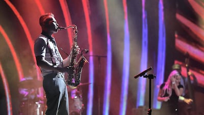 Jazz outfit Swing Revue in action. Pawan Singh / The National