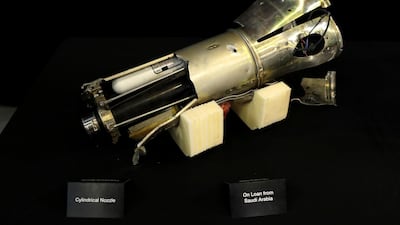 Remains of Iranian Toophan anti-tank guided missile. Yuri Gripas / Reuters