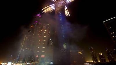 The official launch of the Cayan Tower, formally known as the Infinity Tower, in Dubai Marina. Christopher Pike / The National