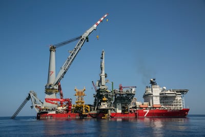 Offshore work in the West Nile Delta, Egypt. Photo: BP