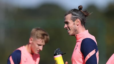 Gareth Bale takes a break. Getty