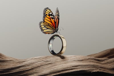 The discreet titanium Oura ring puts sleep, activity and health tracking at your fingertips. Photo: Oura