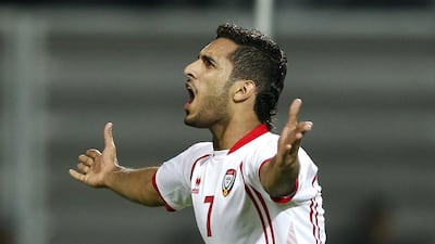 Ali Mabkhout scored the UAE’s winner against Qatar in the 2013 edition. Fadi Al Assaad / Reuters