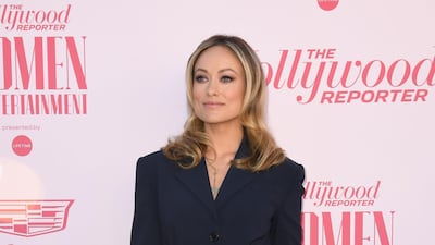 Olivia Wilde in Michael Kors at the Hollywood Reporter's annual Women in Entertainment Breakfast Gala. AFP