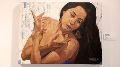 Survivors is a series of 12 realism paintings of women in dance poses