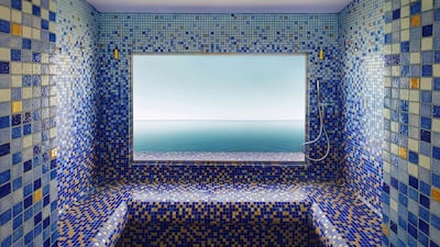The steam room and sauna at the Talise Spa. Courtesy Jumeirah Group