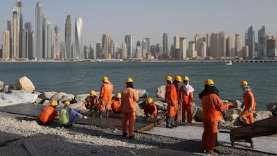 The Taqdeer initiative was launched on October 10, which would be the world’s first points-based awards programme that recognises excellence in welfare practices. Kamran Jebreili / AP Photo