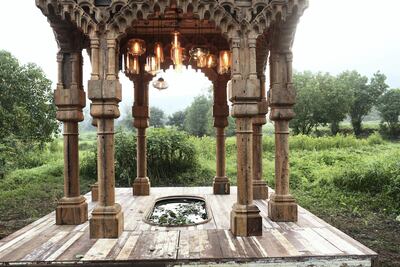 Leila Heller Gallery presents works by Sudarshan Shetty in A Song, A Story and The Empty Vessel (pictured: A detail of Structure 1 from A Song, A Story).