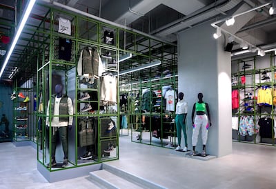 Sneaker District opened in Abu Dhabi in December. Victor Besa / The National