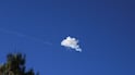 Smoke from an explosion in the sky after Israel's Iron Dome anti-missile system intercepted an Iranian missile, as seen from Jerusalem, June 8, 2026. REUTERS / Ronen Zvulun TPX IMAGES OF THE DAY