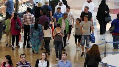 With a week off work to mark Prophet Mohammed’s birthday, many Saudis are being lured to the UAE. Pawan Singh / The National