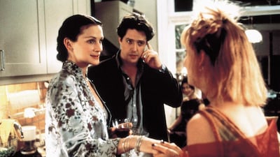 'Notting Hill' (1999), Farah Andrews, assistant features editor: I am a devout rom-com fan, and when I am looking for the movie equivalent of an entire tub of Ben and Jerry's, Nora Ephron and Richard Curtis can do no wrong. While I am tempted to dig out 'When Harry Met Sally' or 'Sleepless in Seattle' (and probably will), it is Curtis’s 'Notting Hill' that I reach for. With its heavy dose of London nostalgia, Hugh Grant at his floppy-haired best and flawless comedy from Rhys Ifans and Emma Chambers, it wins for me every time. Courtesy Universal Pictures