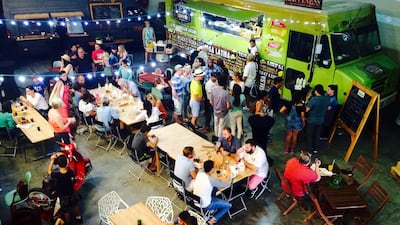 The Eid Caravan food truck festival runs through September 17 in Al Quoz. Photo by Stacie Overton Johnson