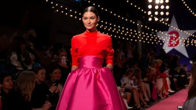 Brandon Maxwell boldly clashes red and pink for its Spring/Summer 2019 collection Reuters