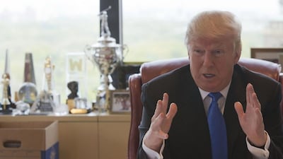 Even before wealthy Republican presidential hopeful Donald Trump called for a halt to Muslims entering the US last year, American politics had been awash with scaremongering. Mary Altaffer / AP Photo