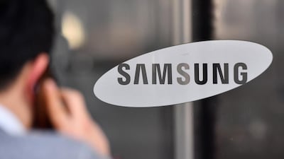 Samsung’s smartphone shipment grew 2.9 per cent to 80.4 million units in three months to September 30. AFP