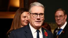 Keir Starmer and his wife Victoria at the Royal Albert Hall, London. The British Prime Minister could learn from Denmark's tough stance on immigration. Reuters