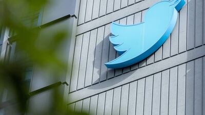 The Twitter logo seen outside company headquarters in San Francisco, California. AFP