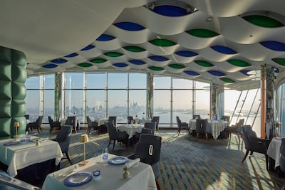 Al Muntaha is on the 27th floor of the Burj Al Arab. Photo: Burj Al Arab