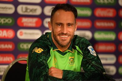 South Africa captain Faf du Plessis. Getty Images