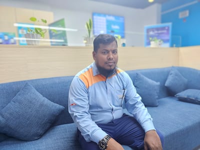 Alamin Chowdry appreciates the break time for prayer allowed in his job. Dona Cheriyan / The National