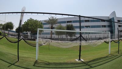 Playing field at the Aspire Academy, which will serve as a base camp for the Australia team. AFP