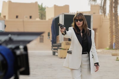 Monica Bellucci, who plays Julia Leone, says she enjoyed the action scenes. Photo: Sela