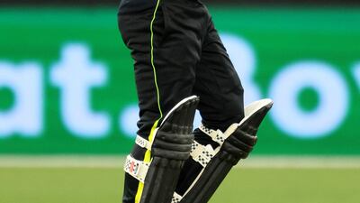 Australia's Marcus Stoinis made 35 off just 15 balls. AFP