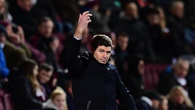 Steven Gerrard has seen his Rangers side slip further behind Celtic in the Socttish Premiership table. Getty Images