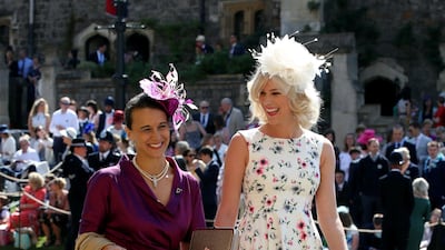 Joss Stone arrives for the wedding ceremony of Britain's Prince Harry and Meghan Markle at St George's Chapel, Windsor Castle in Windsor, England. Chris Radburn / Getty Images