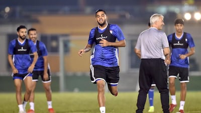Photos of the training of the first national team in the camp of Malaysia. Courtesy UAE FA