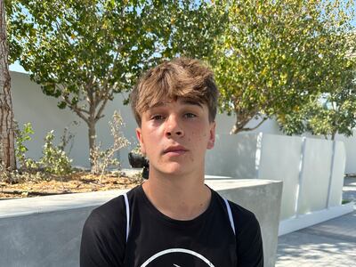 Ali Munif believes young people can offer greater input in leading the charge for sustainable living. Rana Afifi / The National